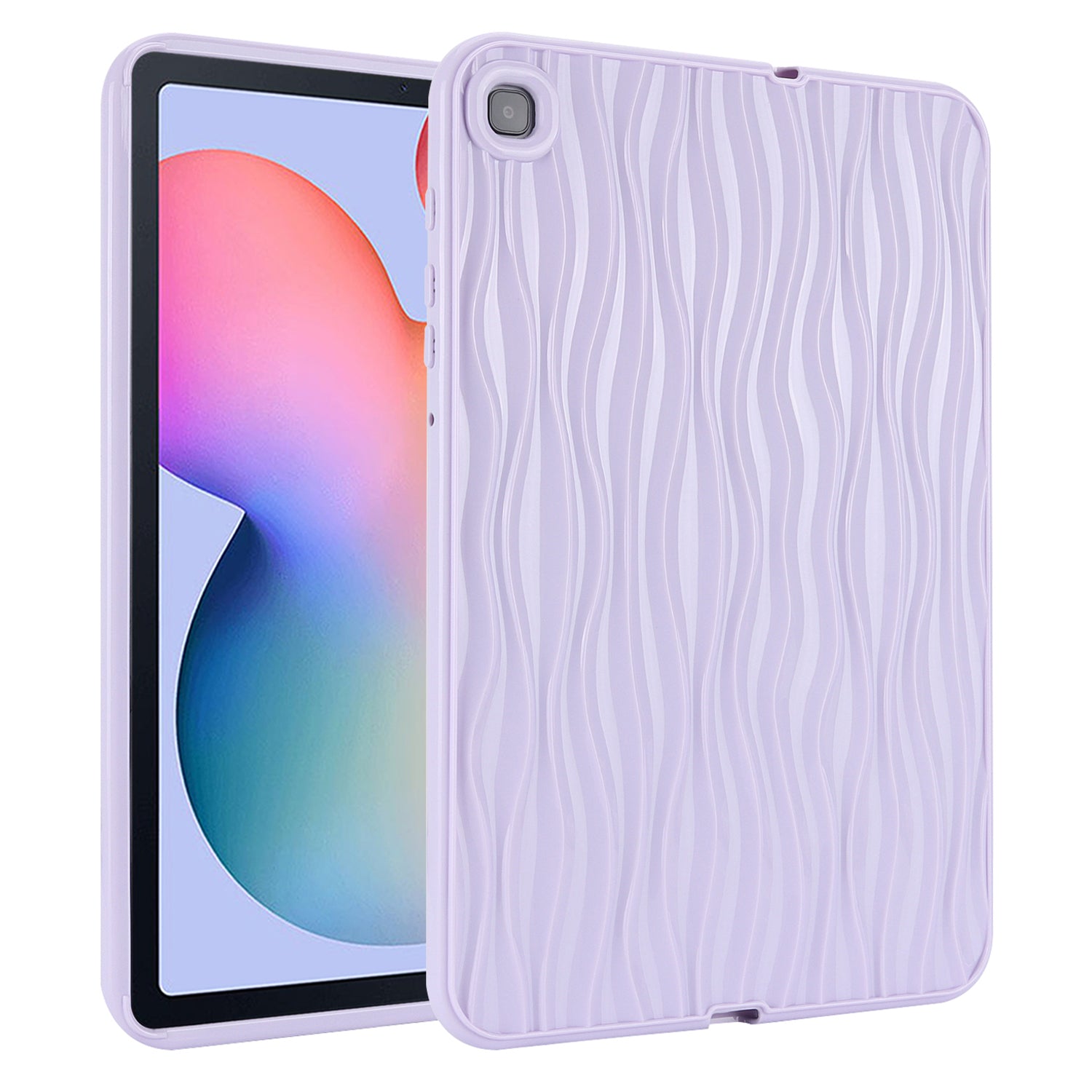 TPU Protective Case for Samsung Galaxy Tab S6 Lite P610 P615 Tab S6 Lite (2022) Solid Color Water Ripple Texture Tablet Cover TPU Protective Case for Samsung Galaxy Tab S6 Lite P610 P615 Tab S6 Lite (2022) Solid Color Water Ripple Texture Tablet Cover
